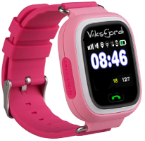Viksfjord GPS-klokke rosa